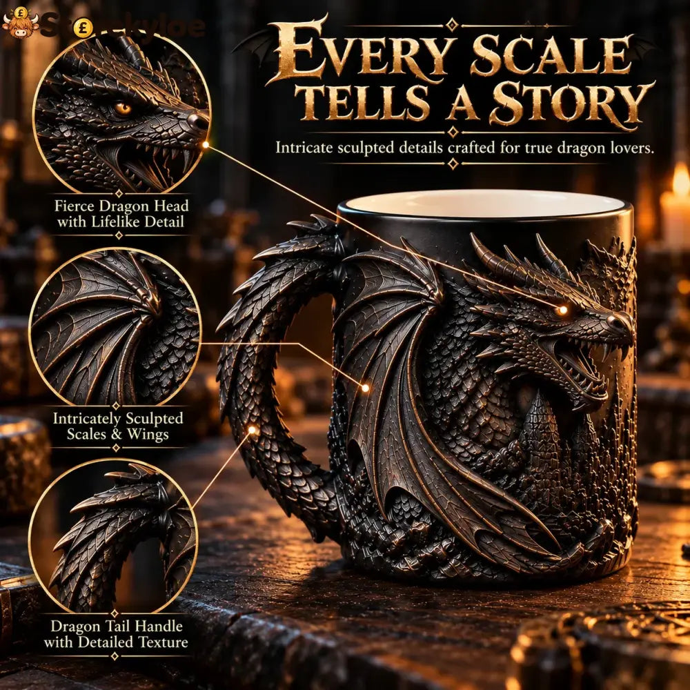 🔥 Last Day 49% OFF 🐉 Dragonfire Heat-Reveal Magic Mug 🔥