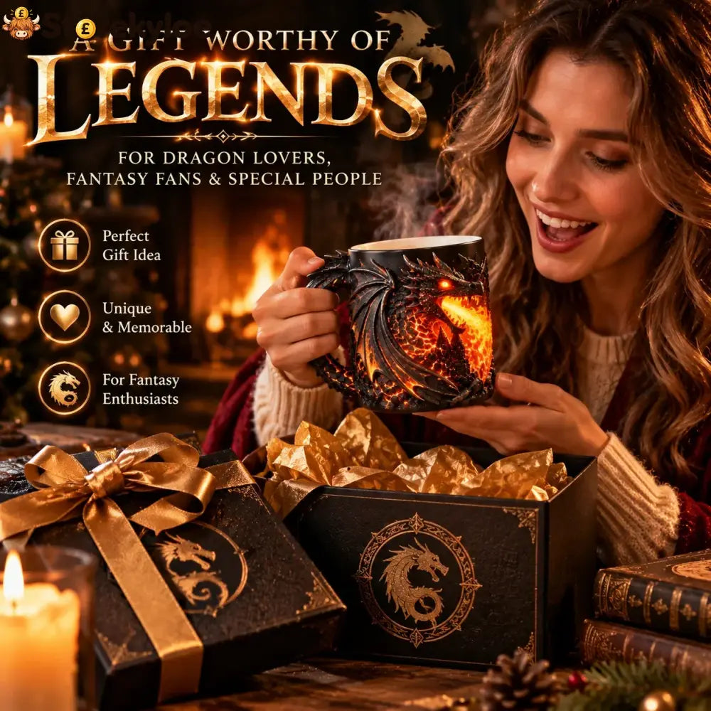 🔥 Last Day 49% OFF 🐉 Dragonfire Heat-Reveal Magic Mug 🔥