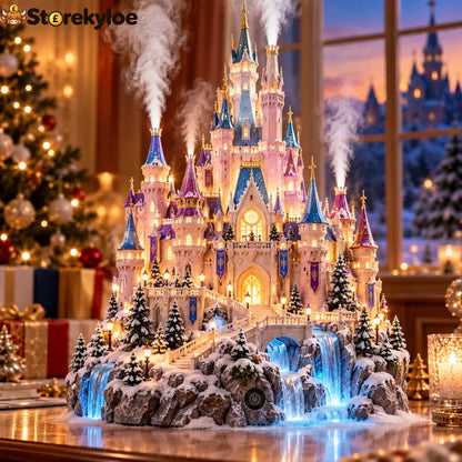 ✨LAST DAY 49% OFF-🏰 Fairytale Castle Humidifier – Magical Mist Glowing Windows & Storybook Home Decor - Fantasy