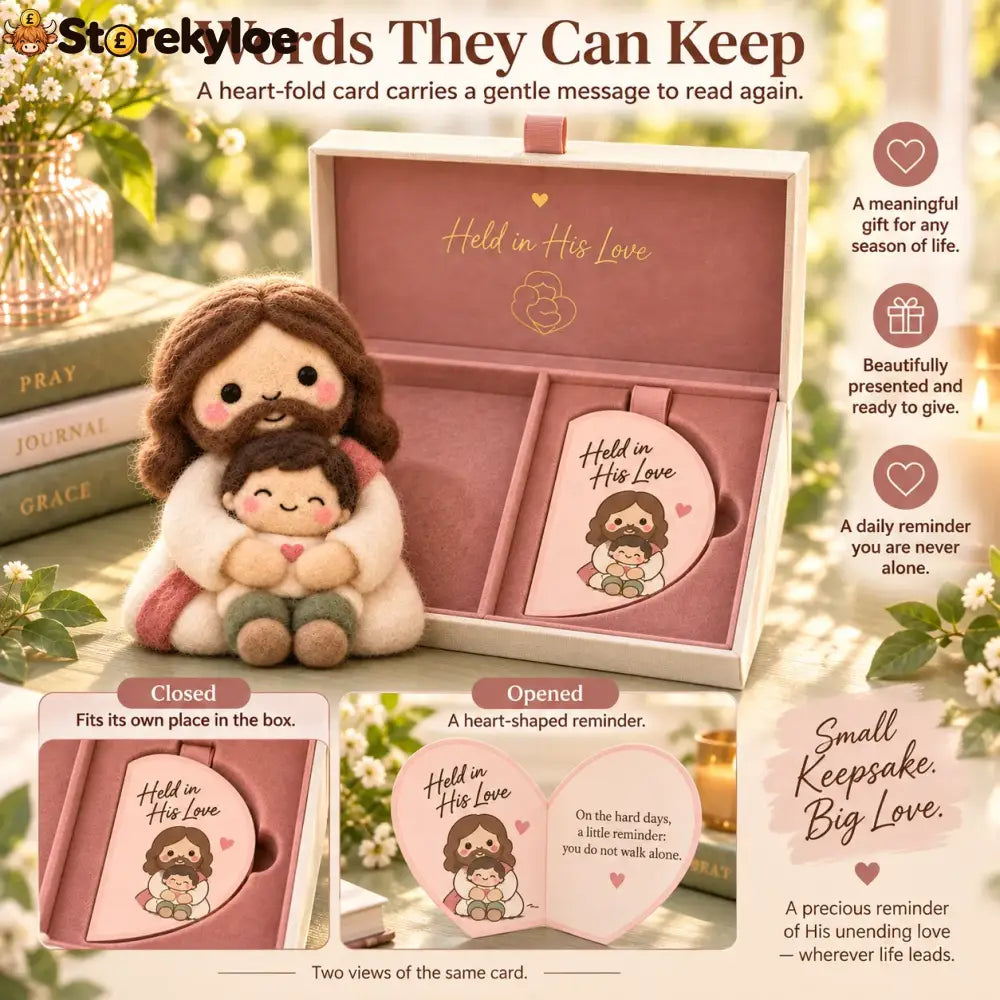 ⏳ Last Day 49% Off – ✝️ Faith-inspired Felt Keepsake Gift Set | 6 Meaningful Designs With Matching Message Card & Gift