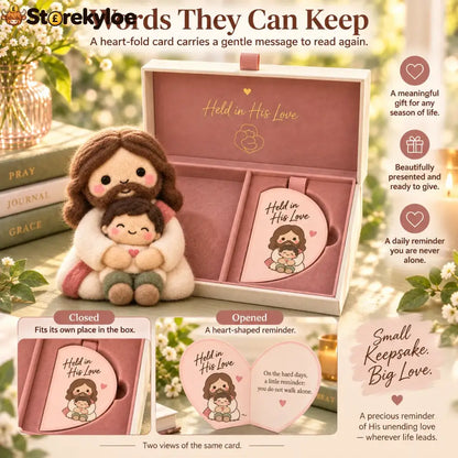 ⏳ Last Day 49% Off – ✝️ Faith-inspired Felt Keepsake Gift Set | 6 Meaningful Designs With Matching Message Card & Gift