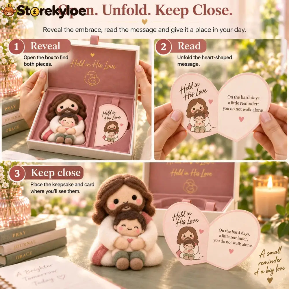 ⏳ Last Day 49% Off – ✝️ Faith-inspired Felt Keepsake Gift Set | 6 Meaningful Designs With Matching Message Card & Gift