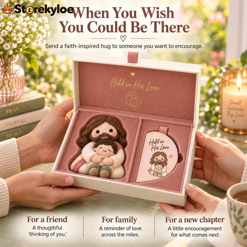 ⏳ Last Day 49% Off – ✝️ Faith-inspired Felt Keepsake Gift Set | 6 Meaningful Designs With Matching Message Card & Gift