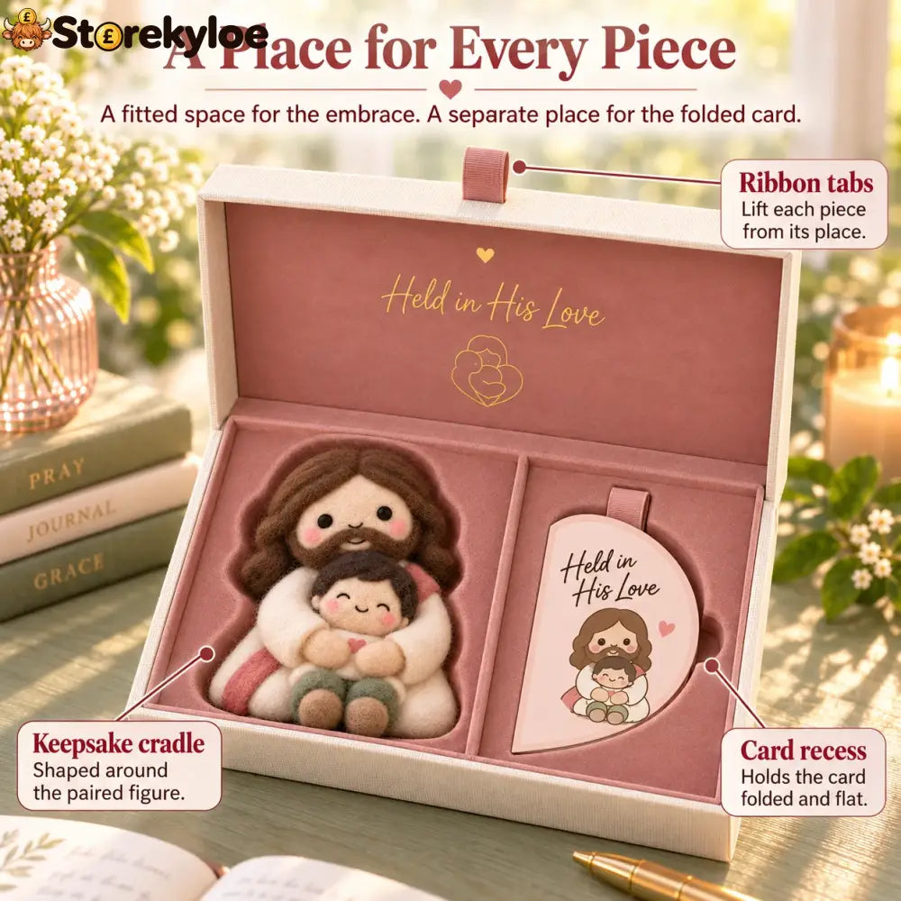⏳ Last Day 49% Off – ✝️ Faith-inspired Felt Keepsake Gift Set | 6 Meaningful Designs With Matching Message Card & Gift