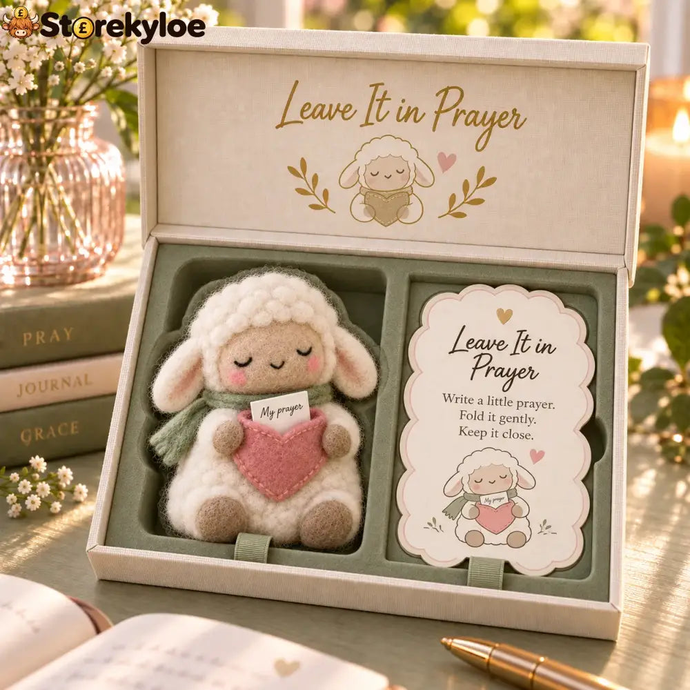 ⏳ Last Day 49% Off – ✝️ Faith-inspired Felt Keepsake Gift Set | 6 Meaningful Designs With Matching Message Card & Gift