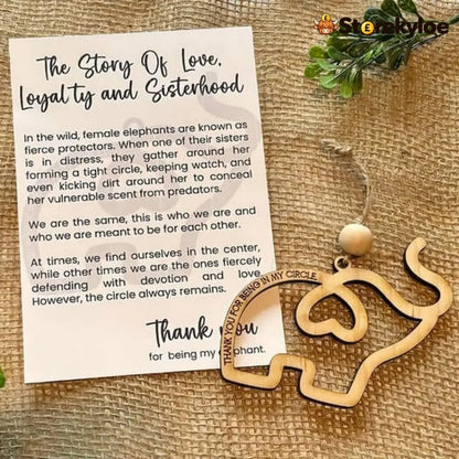 🔥LAST DAY 49% OFF - 🐘Friendship gift • sisterhood elephant