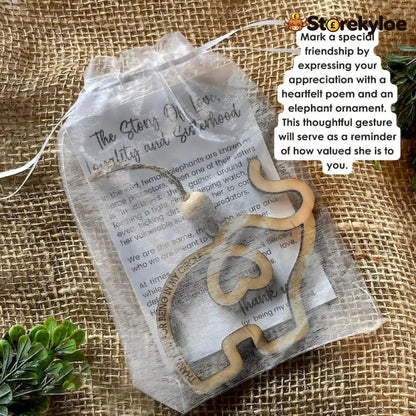 🔥LAST DAY 49% OFF - 🐘Friendship gift • sisterhood elephant