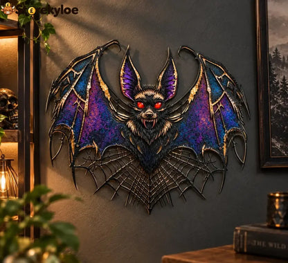 ⏰ LAST DAY 49% OFF - Gothic Vampire Bat Metal Wall Art