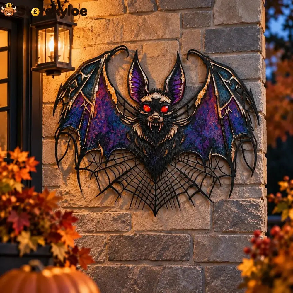 ⏰ LAST DAY 49% OFF - Gothic Vampire Bat Metal Wall Art (📦Buy 2 Free Shipping)