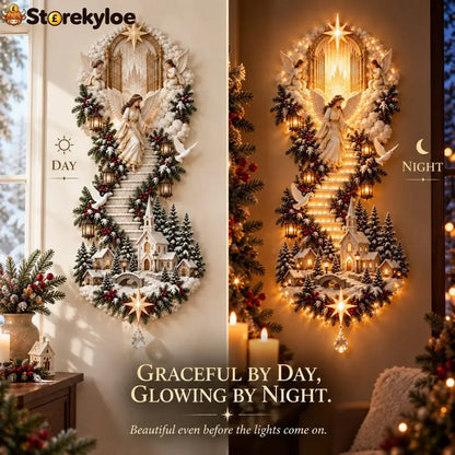 ✨ Last Day – 49% Off!✨ Jesus Light Of Heaven Christmas Wall Hanging✝️
