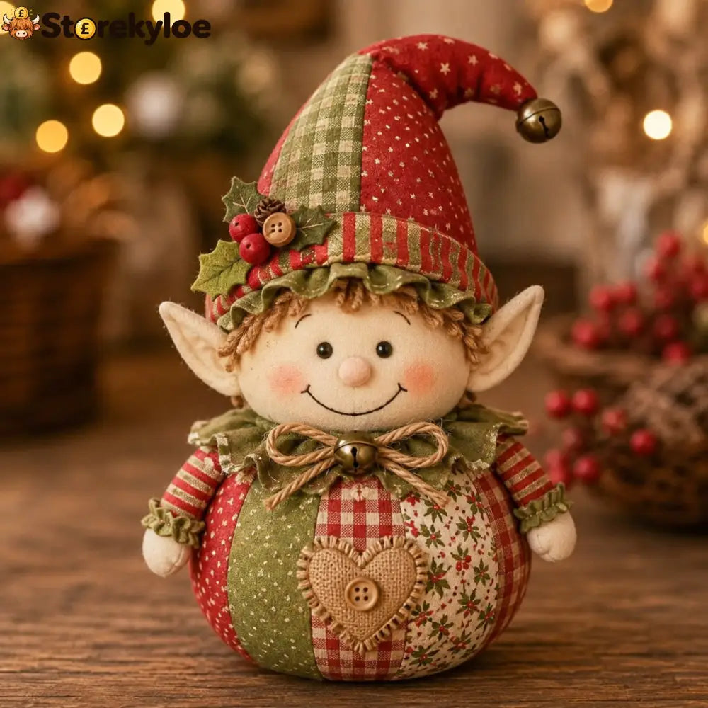 🔥Last Day 49% OFF - 🎄🎅Patchwork Fabric Doll DIY Kit | ✨Create a Cozy Handmade Character for Every Season!
