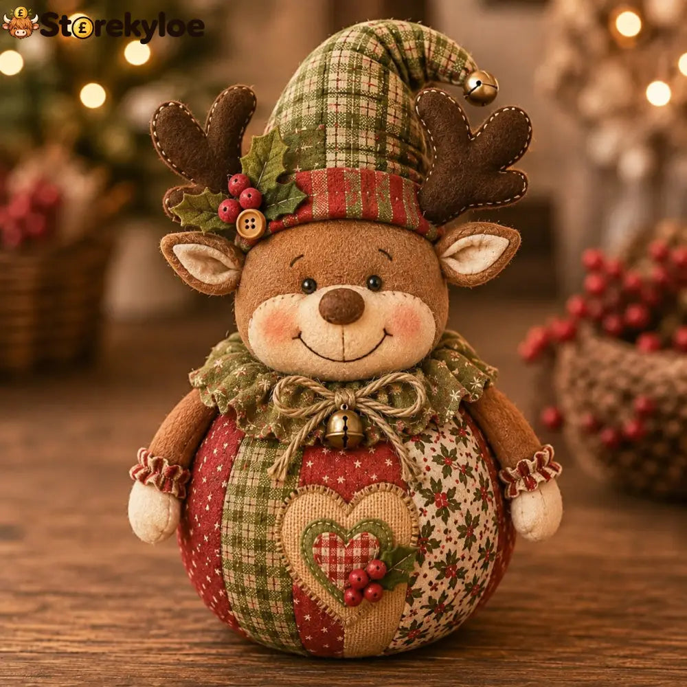 🔥Last Day 49% OFF - 🎄🎅Patchwork Fabric Doll DIY Kit | ✨Create a Cozy Handmade Character for Every Season!
