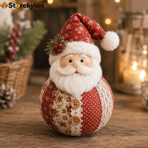 🔥Last Day 49% OFF - 🎄🎅Patchwork Fabric Doll DIY Kit | ✨Create a Cozy Handmade Character for Every Season!