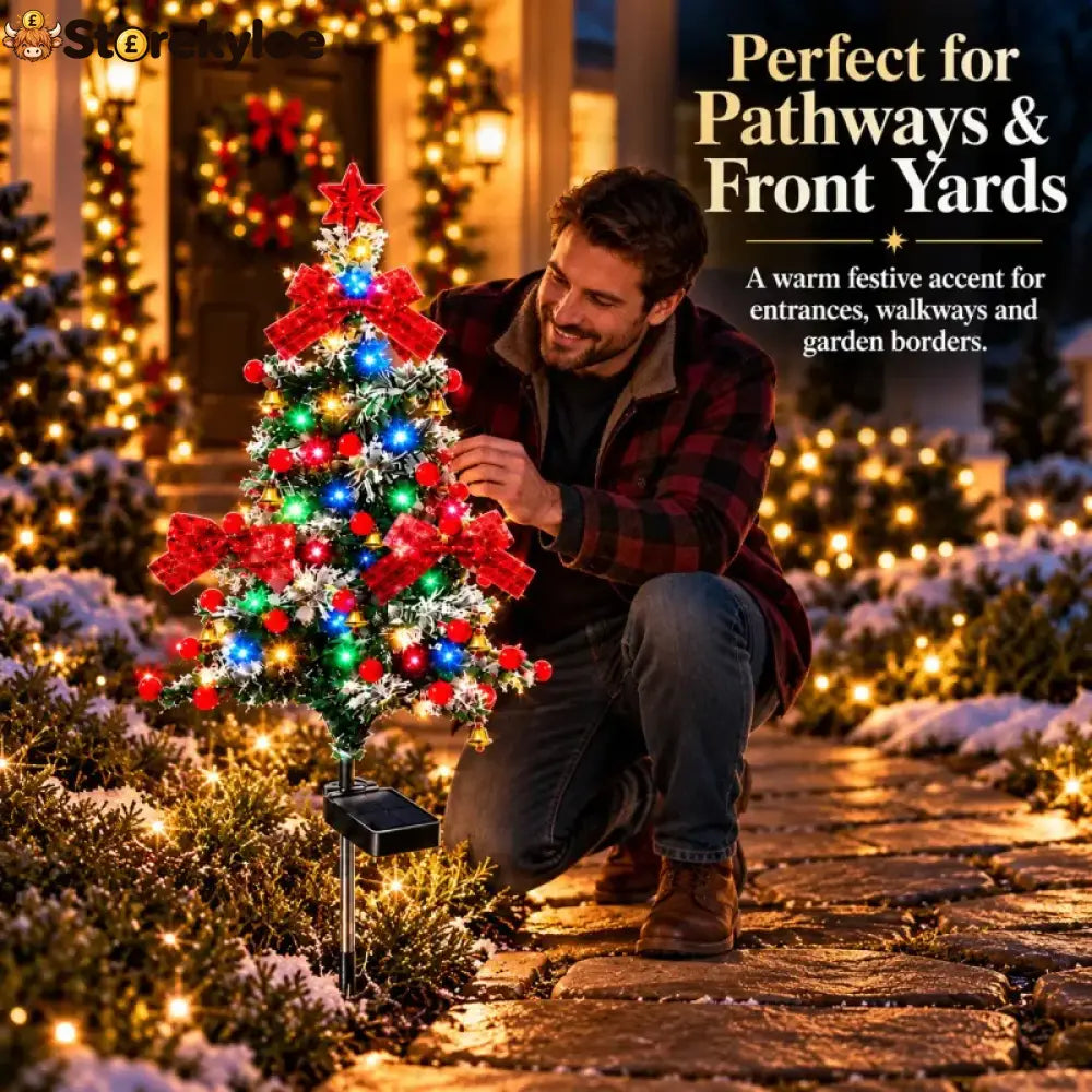 🔥 Last Day 49% Off Solar Cedar Christmas Tree Lights| Festive Outdoor Holiday Decor - 1 piece