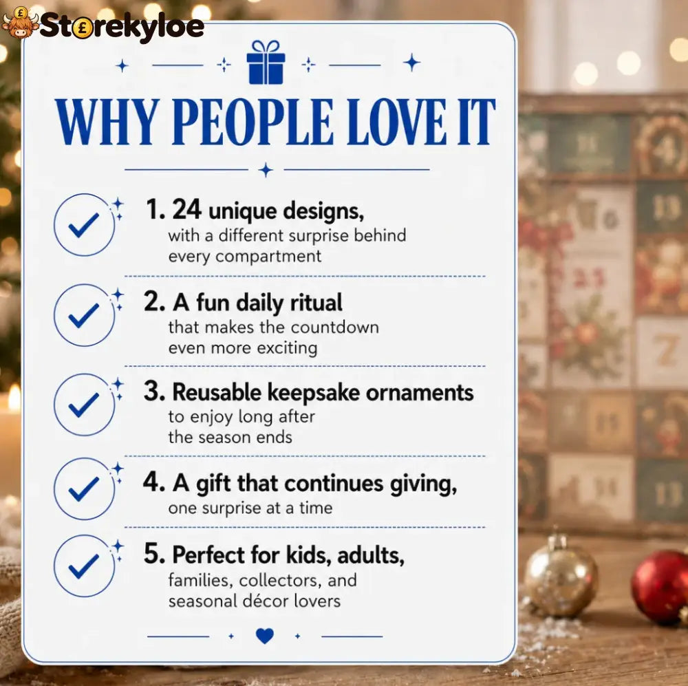 🔥Last Day 49% OFF ✨ The Holy Story 24-Day Mini Brick Ornament Advent Calendar