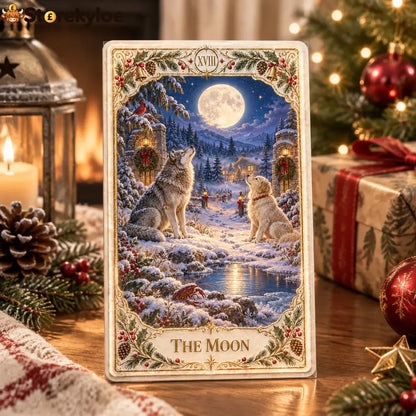 ⏳ Last Day 49% OFF – 🎄 Winter Woodland Tarot | Christmas Limited Edition with Cozy Forest Animals & Vintage Holiday