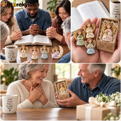 🔥last Day 50% Off - 👼💕12 Pocket Guardian Angels – 🎁little Blessing Keepsake Gifts