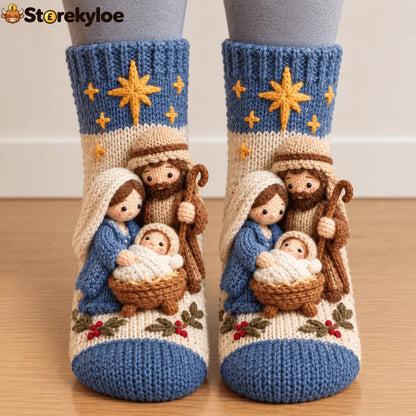 🎄Last Day 50% OFF-3D Nativity Christmas Socks