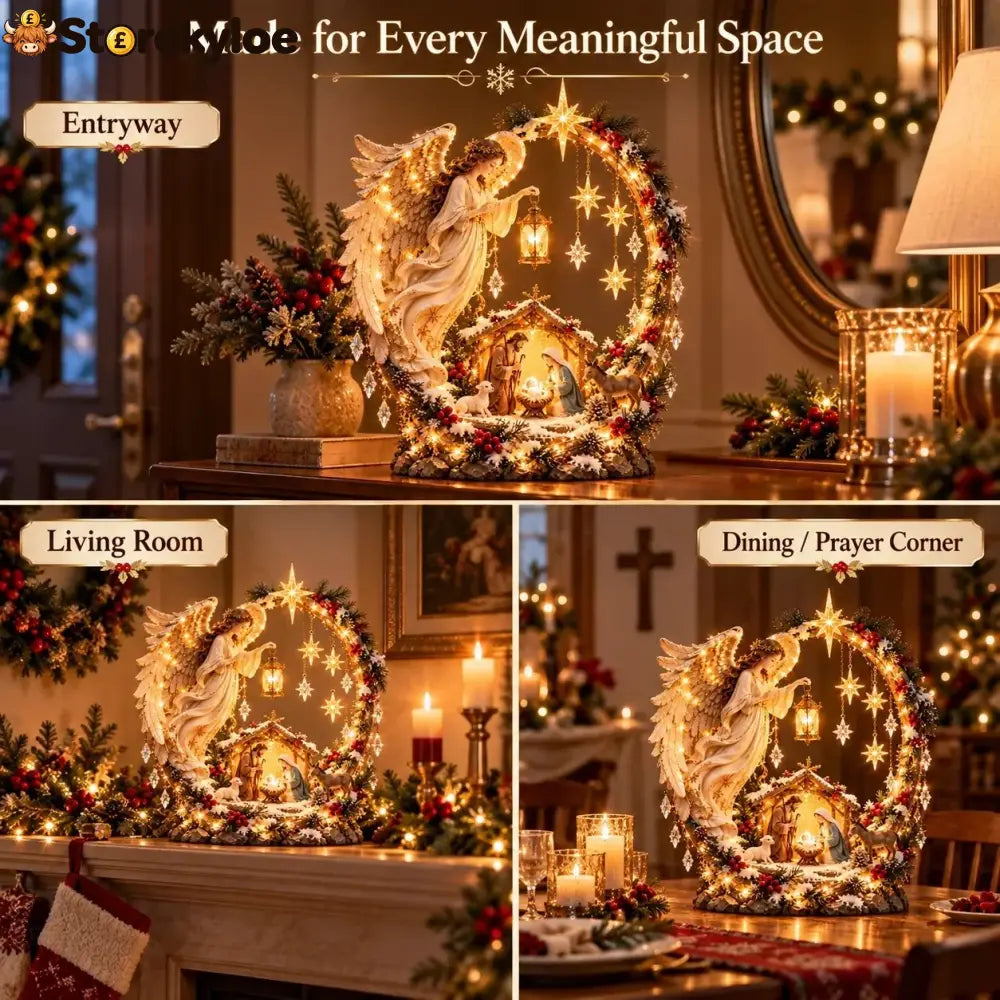 🔥last Day 50% Off- ✝️ Angel Of Bethlehem Nativity Light 🌟 - Angel