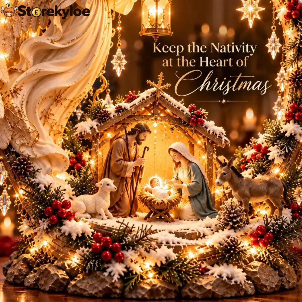 🔥last Day 50% Off- ✝️ Angel Of Bethlehem Nativity Light 🌟 - Angel