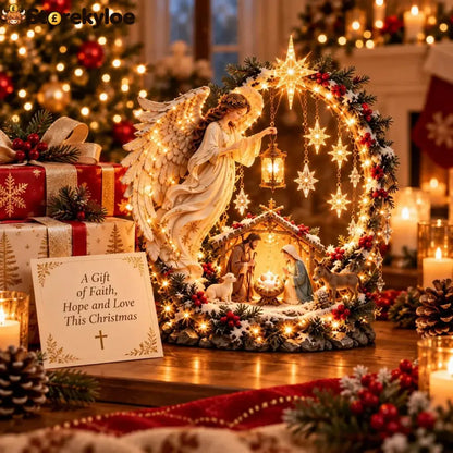 🔥last Day 50% Off- ✝️ Angel Of Bethlehem Nativity Light 🌟 - Angel