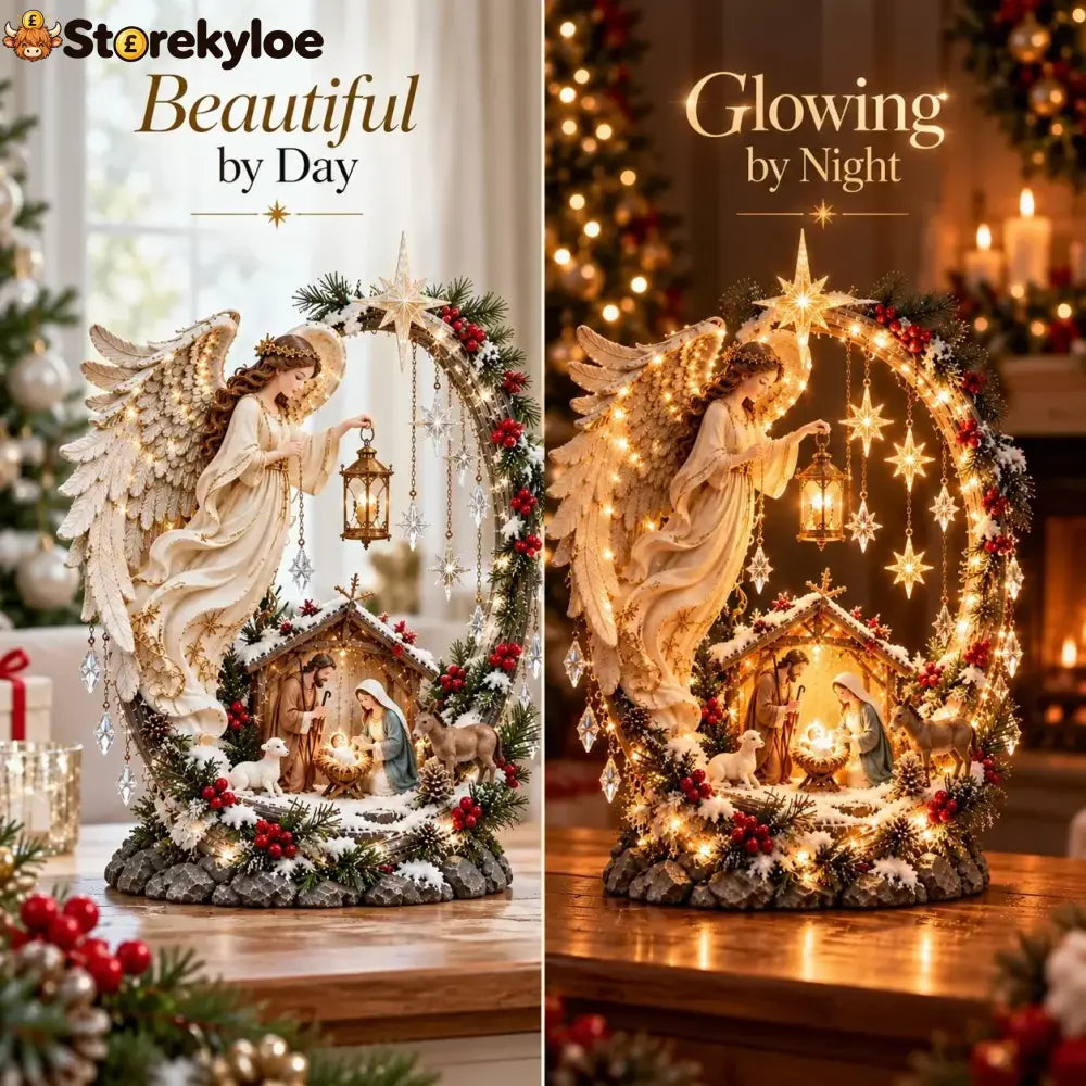 🔥last Day 50% Off- ✝️ Angel Of Bethlehem Nativity Light 🌟 - Angel