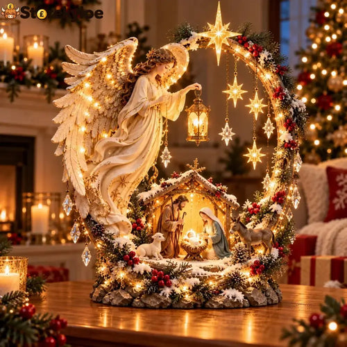 🔥last Day 50% Off- ✝️ Angel Of Bethlehem Nativity Light 🌟 - Angel