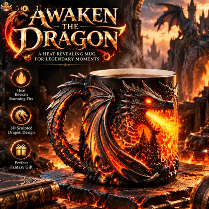 🔥 Last Day 50% OFF 🐉 Dragonfire Heat-Reveal Magic Mug 🔥
