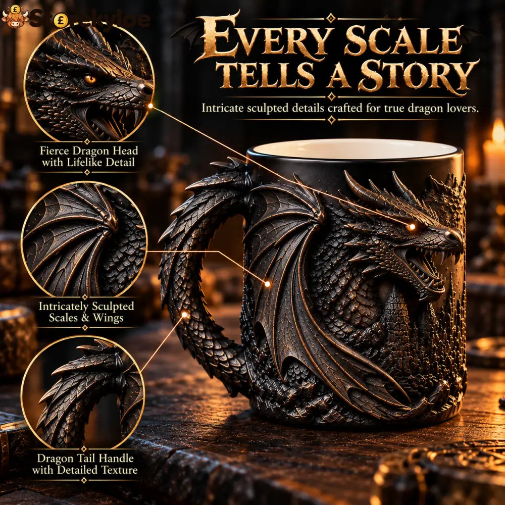 🔥 Last Day 50% OFF 🐉 Dragonfire Heat-Reveal Magic Mug 🔥