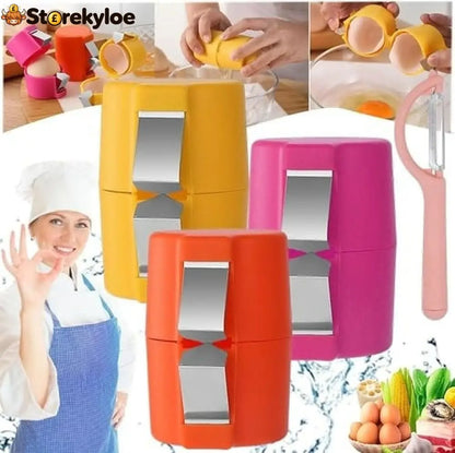Last Day 50% OFF🥚Efficient Egg Cracking Tool, Handy Egg Separator