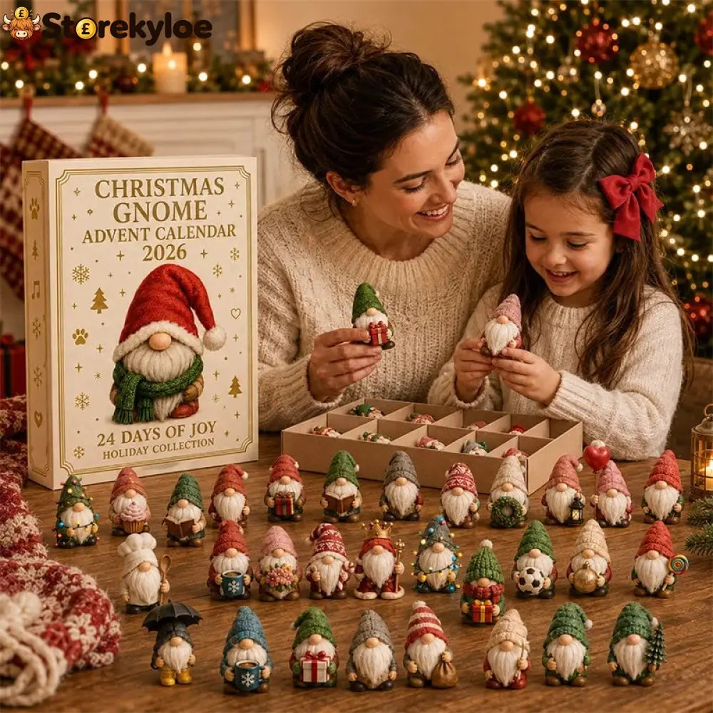 🔥Last Day 50% OFF 🧙 Gnome Advent Calendar 2026 – 24 Days of Whimsical Holiday Surprises 🎁✨