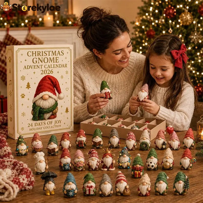 🔥Last Day 50% OFF 🧙 Gnome Advent Calendar 2026 – 24 Days of Whimsical Holiday Surprises 🎁✨
