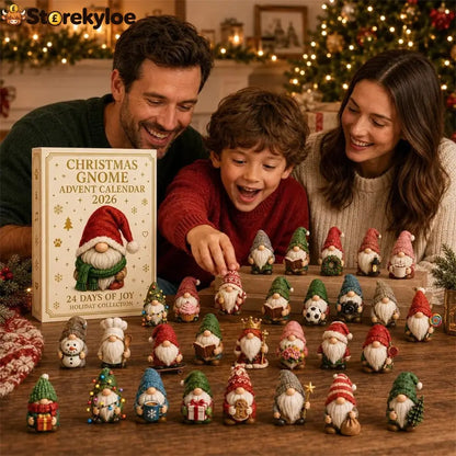 🔥Last Day 50% OFF 🧙 Gnome Advent Calendar 2026 – 24 Days of Whimsical Holiday Surprises 🎁✨