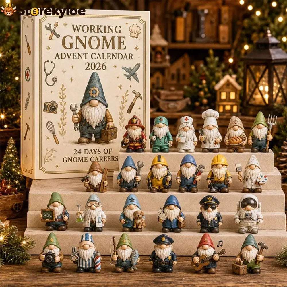 🔥Last Day 50% OFF 🧙 Gnome Advent Calendar 2026 – 24 Days of Whimsical Holiday Surprises 🎁✨ - Working Gnome