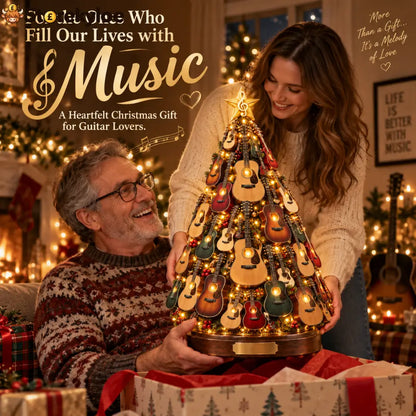 🔥 Last Day 50% OFF 🎸 Musical Guitar Christmas Tree Light