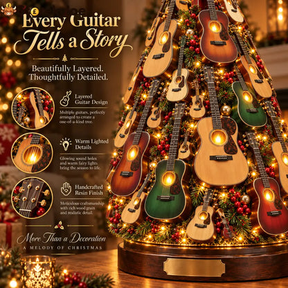 🔥 Last Day 50% OFF 🎸 Musical Guitar Christmas Tree Light