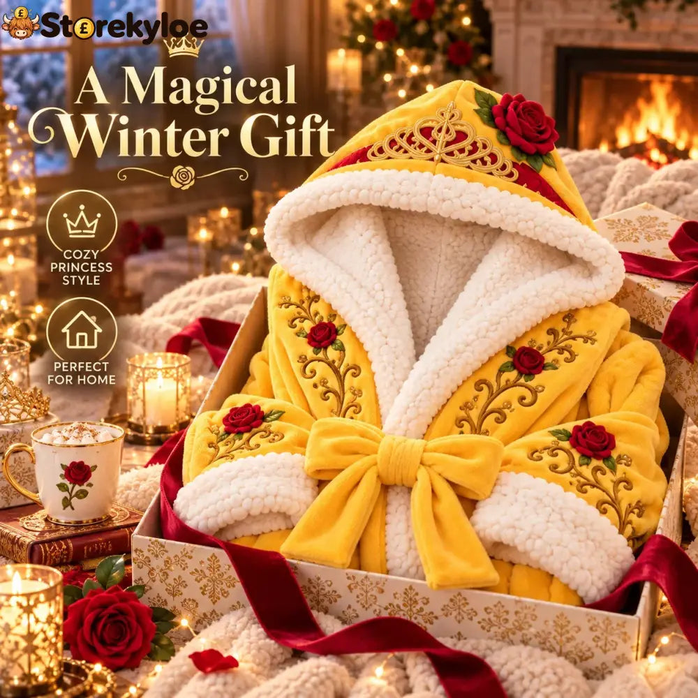 🔥Last Day 50% OFF-👑 Princess Heated Robe ✨ Wrap Yourself in Royal Warmth