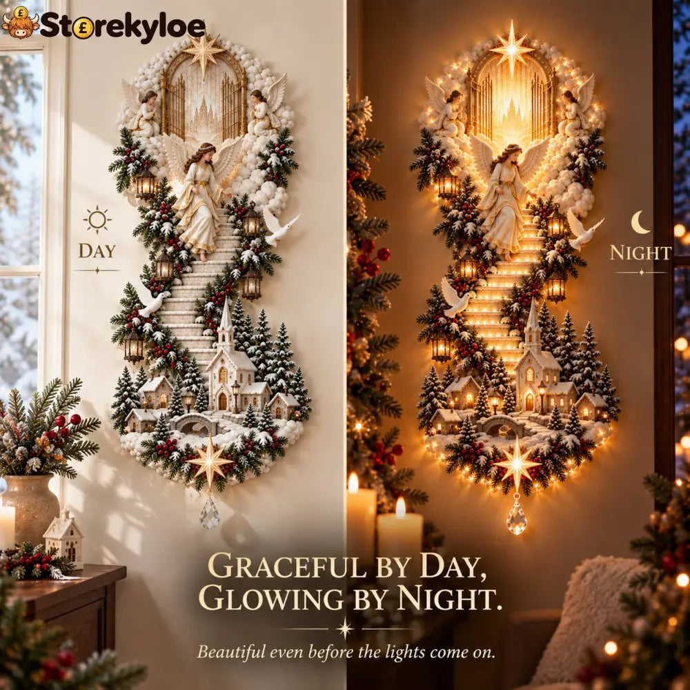 ✨ Last Day – 60% OFF!✨ Jesus Light of Heaven Christmas Wall Hanging✝️
