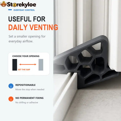 🔥Last Day-Buy 1 Get 2 Free!🚪✨ Less Slamming--Secure Track Door Stop - Home Decoration