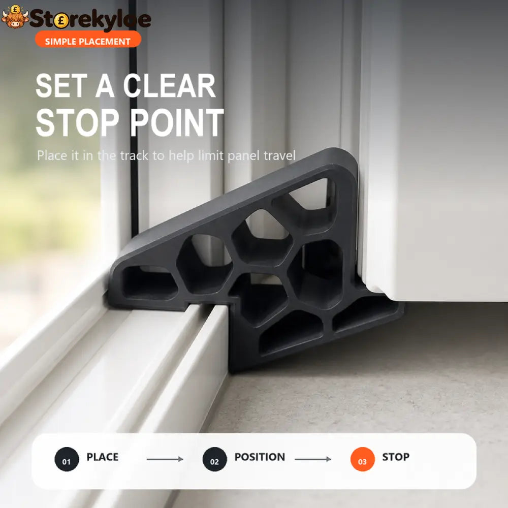 🔥Last Day-Buy 1 Get 2 Free!🚪✨ Less Slamming--Secure Track Door Stop - Home Decoration