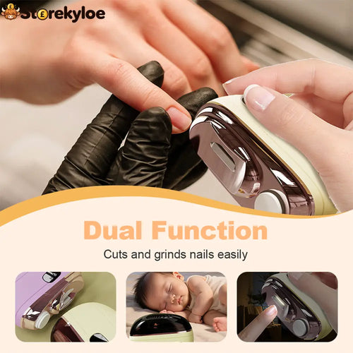 💗LAST DAY SALE 49% OFF⚡50K+ SOLD💕🌟2-in-1 Safe Electric Nail Clipper - ?Kitchen