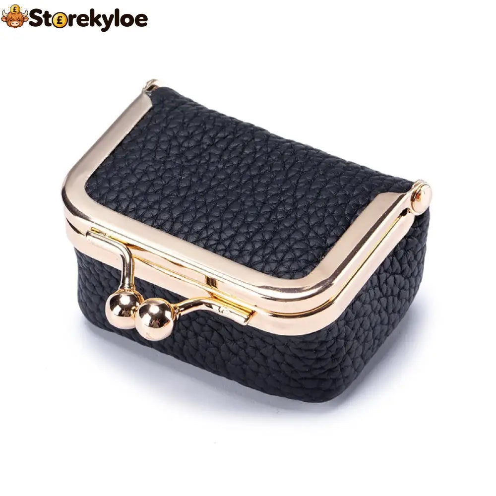 🏆LAST DAY SALE 49% OFF✨Genuine Leather Mini Jewelry Box - BLACK