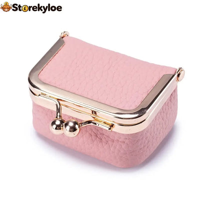🏆LAST DAY SALE 49% OFF✨Genuine Leather Mini Jewelry Box - PINK