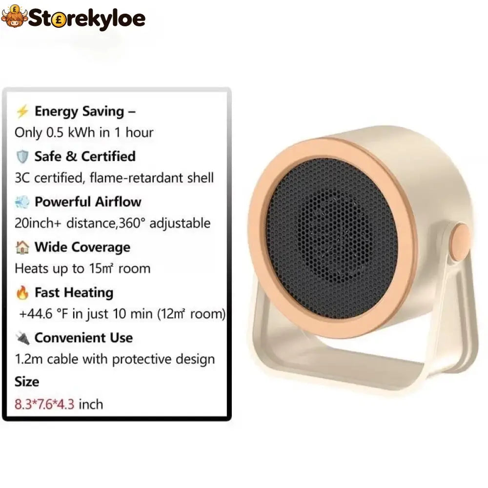 🎅LAST DAY SALE 50% OFF!!⚡50K+ SOLD!❄️2026 Portable Instant-Heat Heater – Outdoor & Desktop Mini Radiator