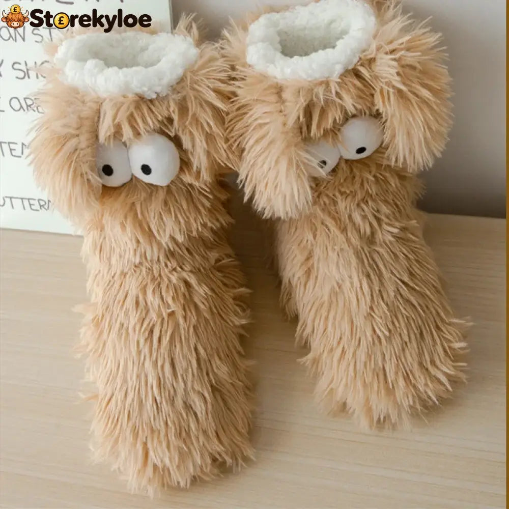 💗last Day Sale 50% Off⚡50k+ Sold💕women’s Plush Slippers Socks Floor Socks Winter Home Indoor Thickened Fleece-lined