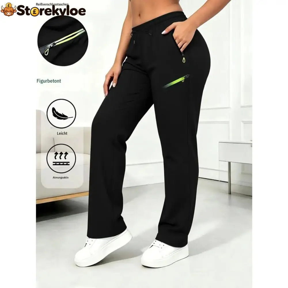🔥LAST DAY SALE 50% OFF!!🔥Women’s Straight-Leg Cargo Trousers – Elastic Waist 6-Pocket Casual Pants for Work Travel &