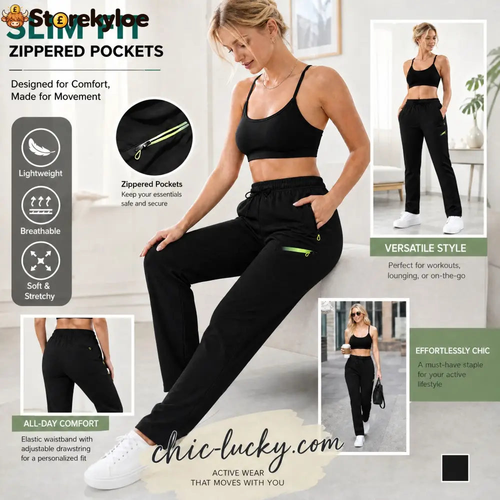 🔥LAST DAY SALE 50% OFF!!🔥Women’s Straight-Leg Cargo Trousers – Elastic Waist 6-Pocket Casual Pants for Work Travel &
