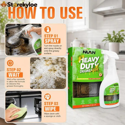 ⏳LAST DAY SALE ONLY ￡7.99!!🔥NUAN Heavy-Duty Kitchen Degreaser Spray 🧼🔥Powerful Multi-Surface Cleaner for Ovens, Hobs, Grills & Extractor Hoods