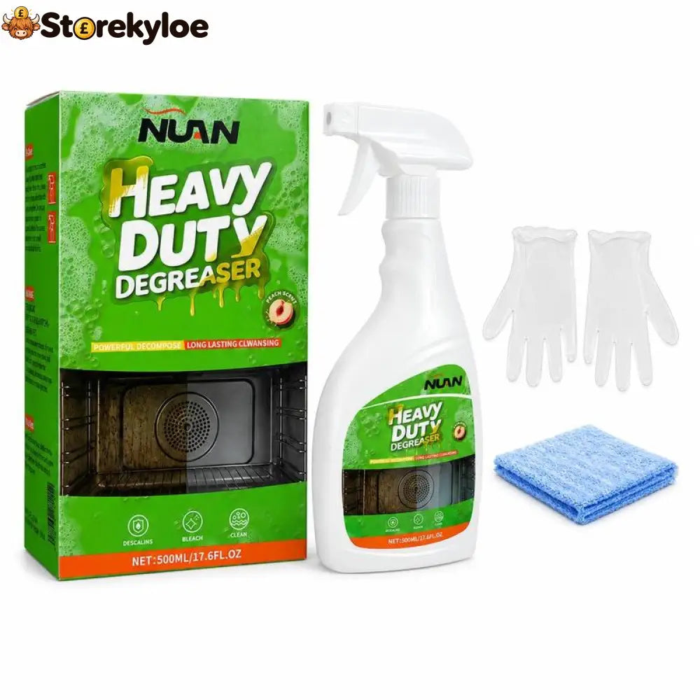 ⏳LAST DAY SALE ONLY ￡7.99!!🔥NUAN Heavy-Duty Kitchen Degreaser Spray 🧼🔥Powerful Multi-Surface Cleaner for Ovens, Hobs, Grills & Extractor Hoods