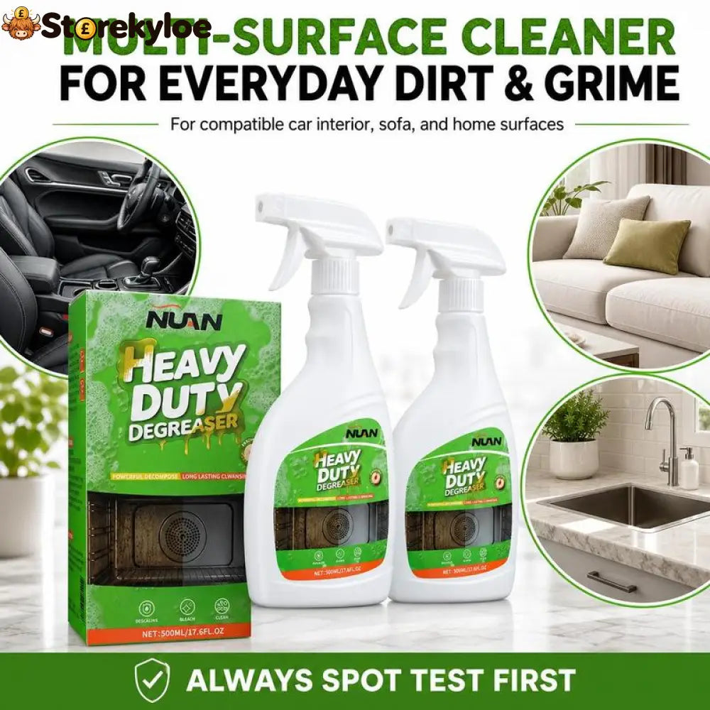 ⏳LAST DAY SALE ONLY ￡7.99!!🔥NUAN Heavy-Duty Kitchen Degreaser Spray 🧼🔥Powerful Multi-Surface Cleaner for Ovens, Hobs, Grills & Extractor Hoods